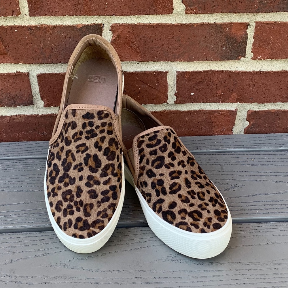 UGG Cahlvan Slip-On Calf Hair Sneakers